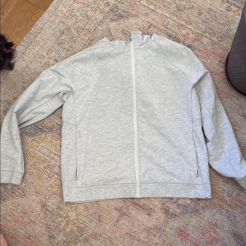 Light Lululemon Gray Zip-Up Jacket